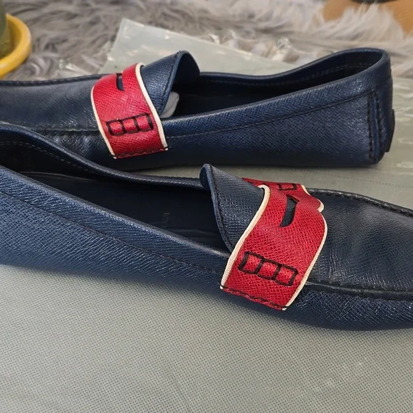 LV Leather shoes Colorblock Pattern Drivers  for men - Picture 8 of 14